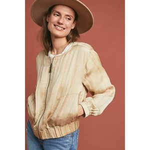 Frye Anthro Jacket Mandira Tie-Dye Bomber